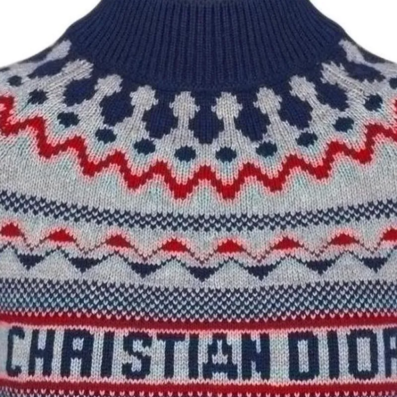 DIOR Cashmere Sweaters Women's Gray-3