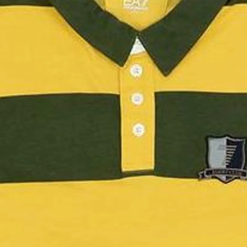 EMPORIO ARMANI Polo Shirt Men's Yellow Green-1