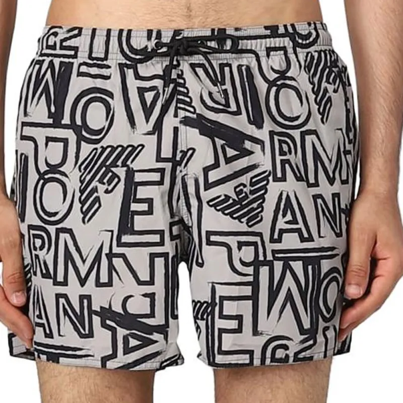 EMPORIO ARMANI Swimming Shorts Men Gray-4