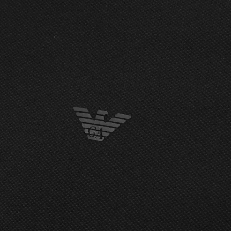 EMPORIO ARMANI SS22 Polo Shirt Men's Black-4