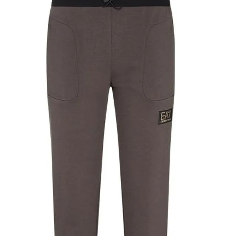 EMPORIO ARMANI SS23 Sweatpants Men's Brown Black-4
