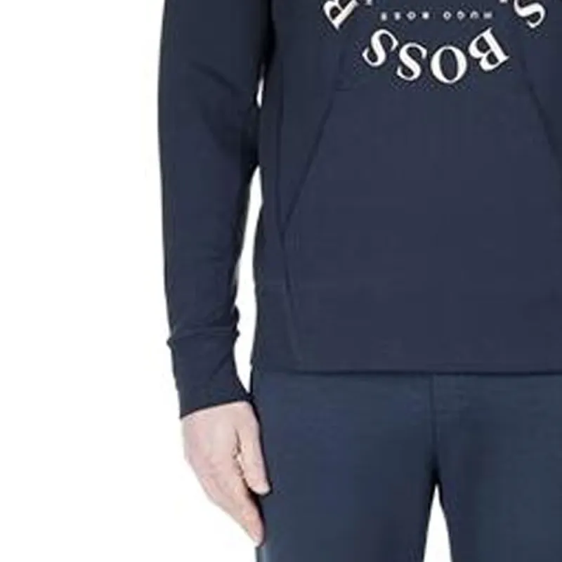HUGO BOSS Sweatshirts Men Navy Blue-4