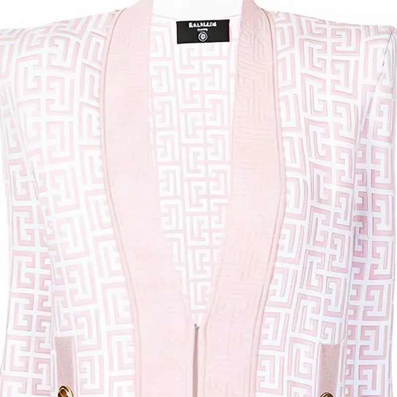 BALMAIN Business Suits Women's Pink-4