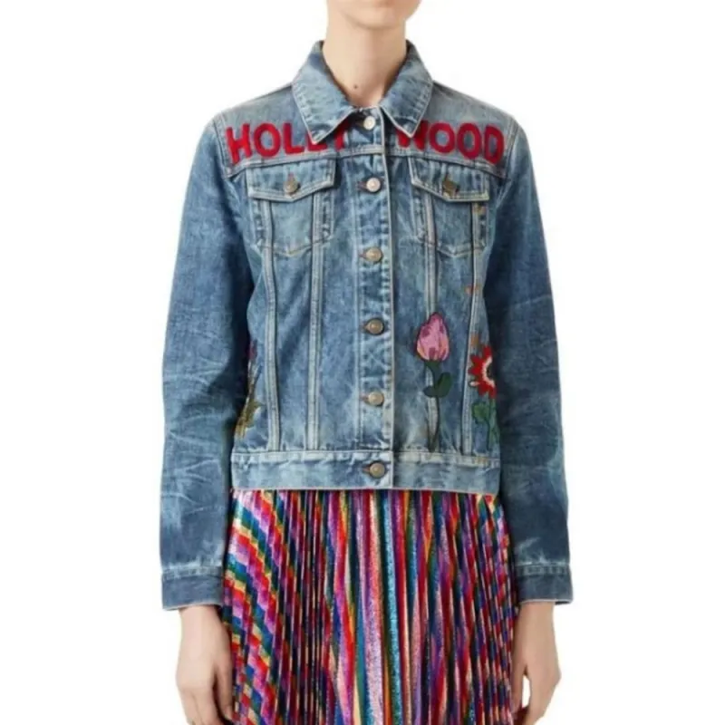 GUCCI Jackets Coats Unisex Blue-2