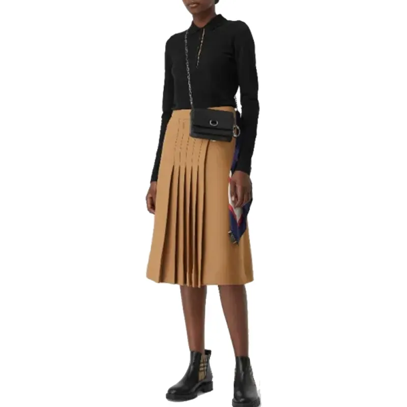 Burberry Polo Shirt Women's Black-2