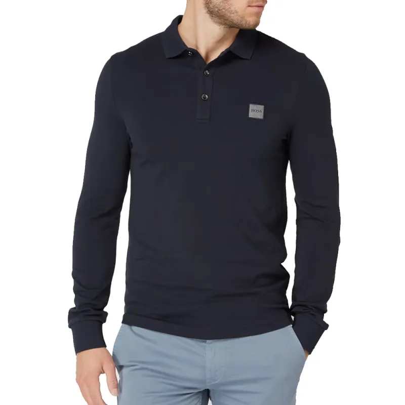 HUGO BOSS Polo Shirts Men Dark Blue-2