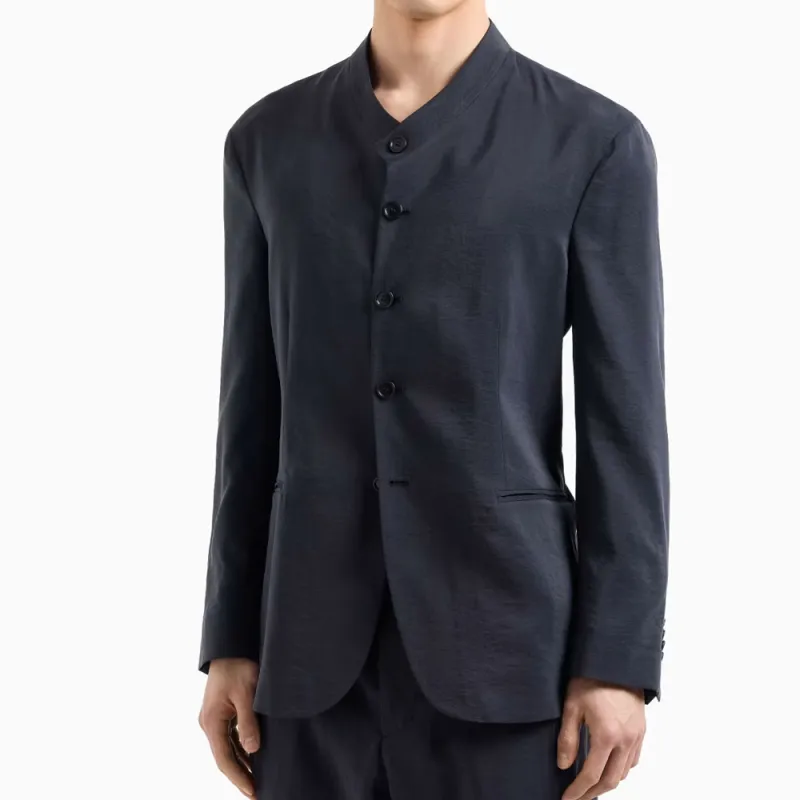 GIORGIO ARMANI Band collar Blazer-2