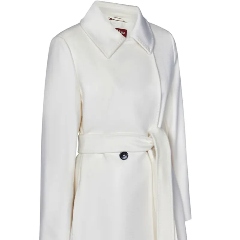 MaxMara Double Breasted Belted Coat-4
