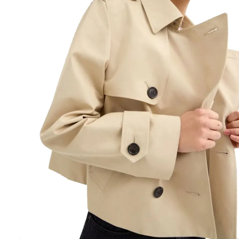 COACH SS25 Trench Coat Women's Bright Khaki-3