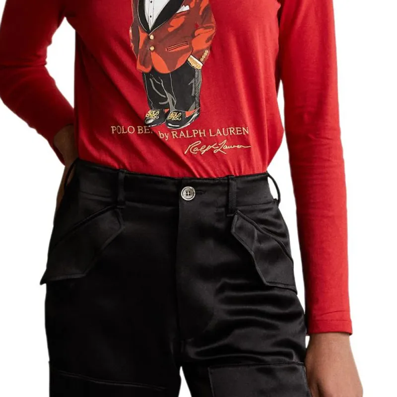 Polo Ralph Lauren Regular T Shirt Women's Red-4