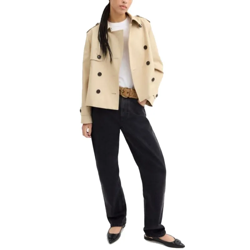 COACH SS25 Trench Coat Women's Bright Khaki-1