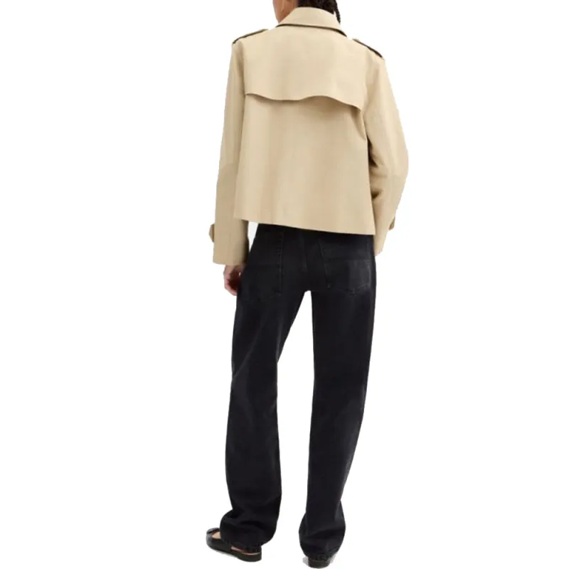 COACH SS25 Trench Coat Women's Bright Khaki-2