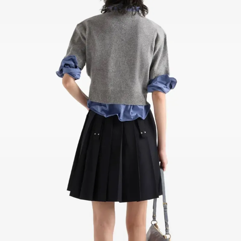 PRADA Logo intarsia Sweater-3