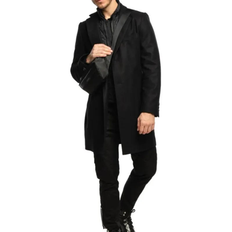 HUGO BOSS Coats Men Black-2