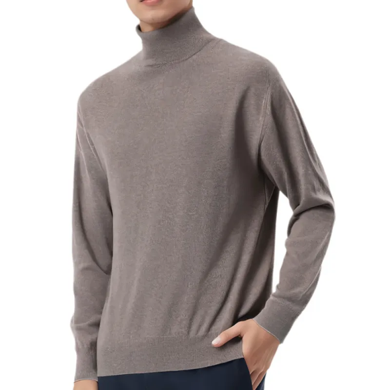 Colombo Roll neck Fine Knit Jumper-3