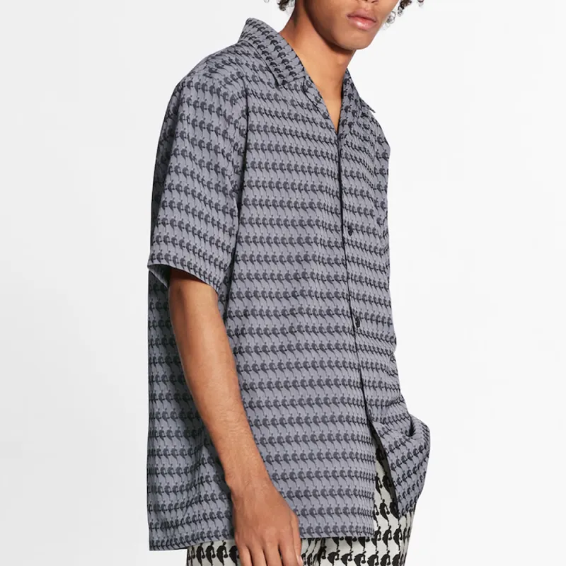 LOUIS VUITTON Shirts Men Gray-1