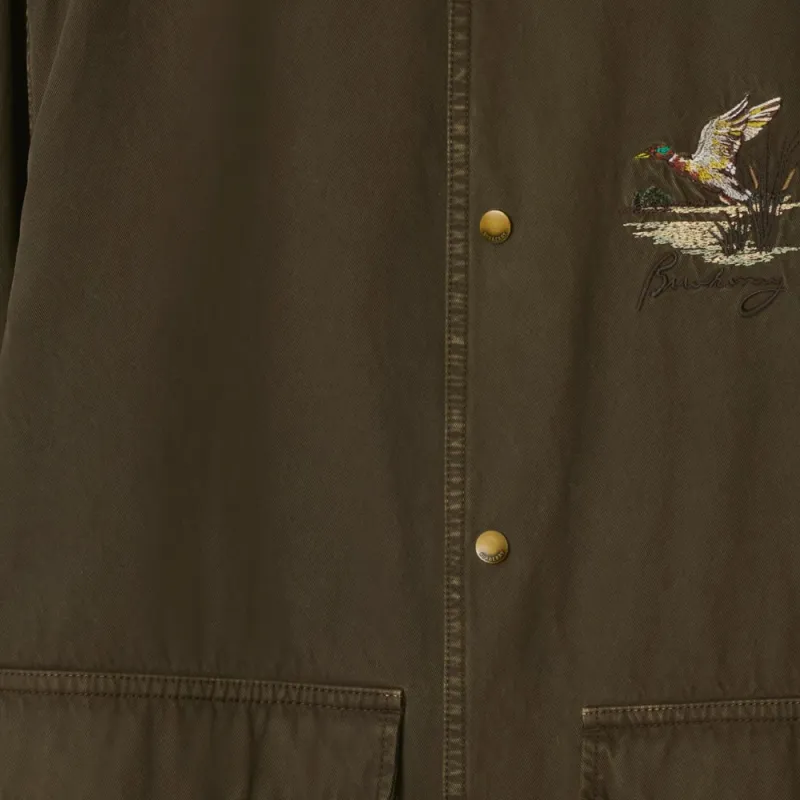 Burberry Logo Embroidered Field Jacket-2