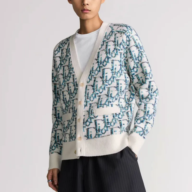 DIOR Sweaters Men Blue-2