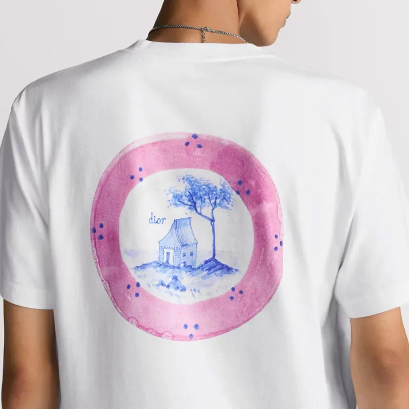 DIOR T Shirts Men White-3