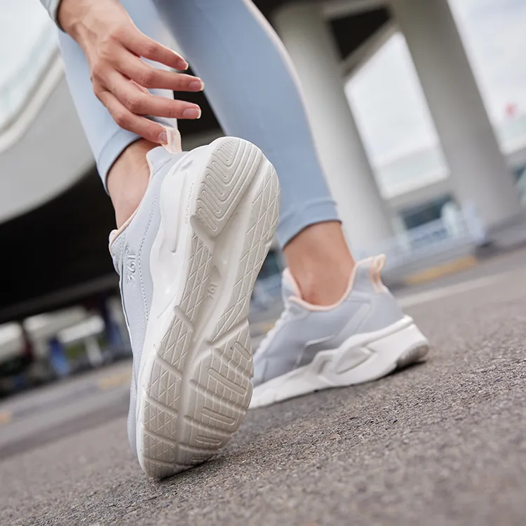 361° Blade 2.0 Cushioning, Slip Resistant, And Abrasion Resistant Low Top Running Shoes Women's Gray-5