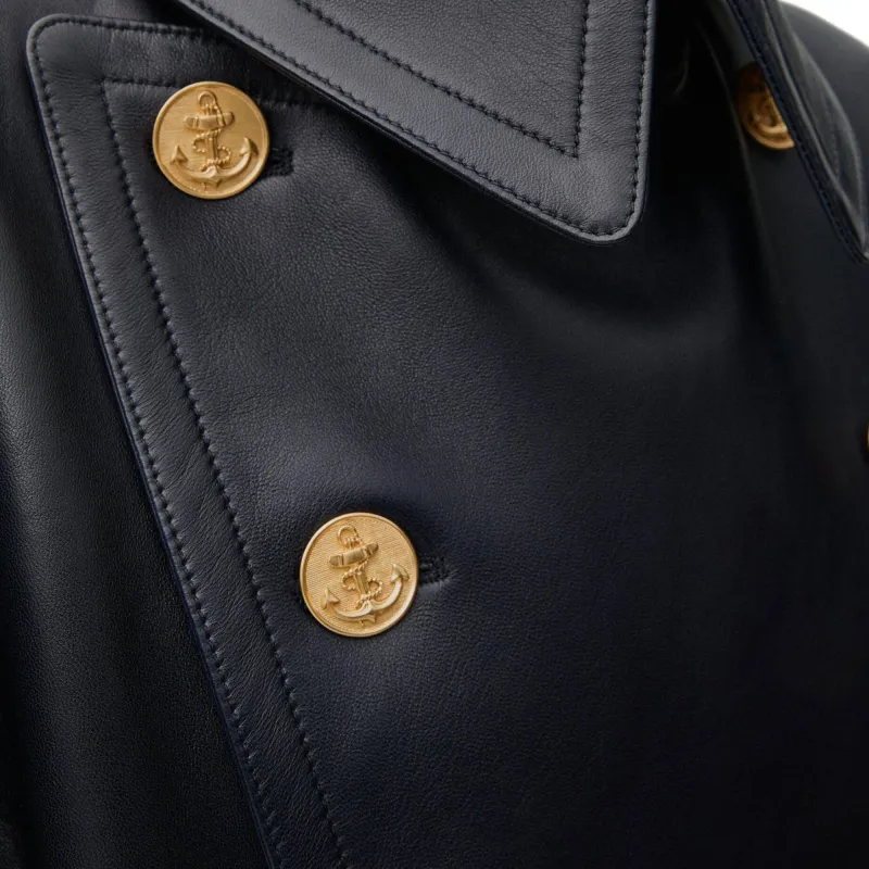 LOEWE Coats Unisex Marine Blue-3