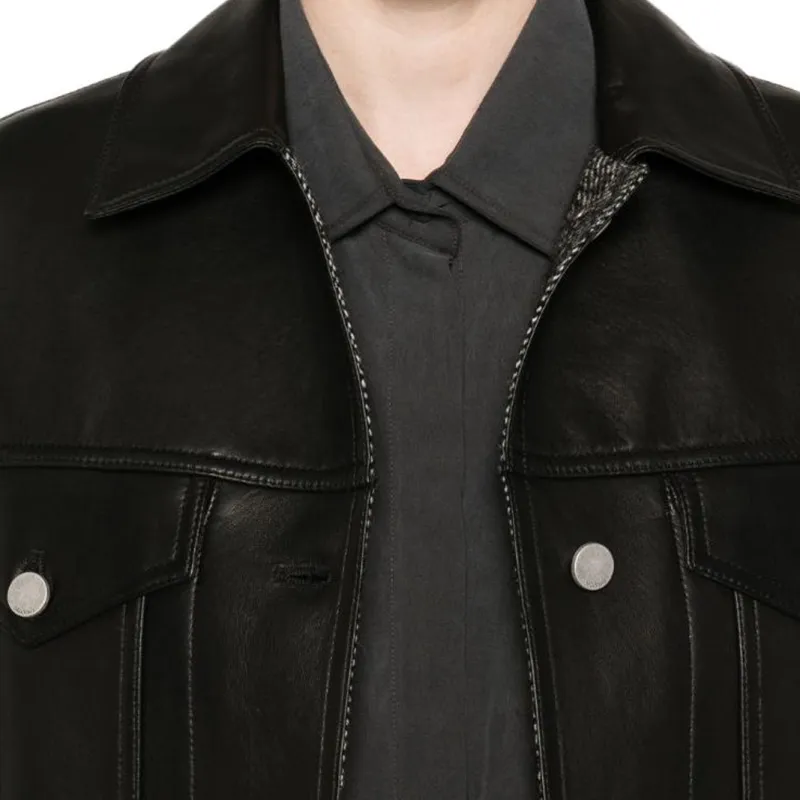MaxMara Collared Button-Up Jacket-4