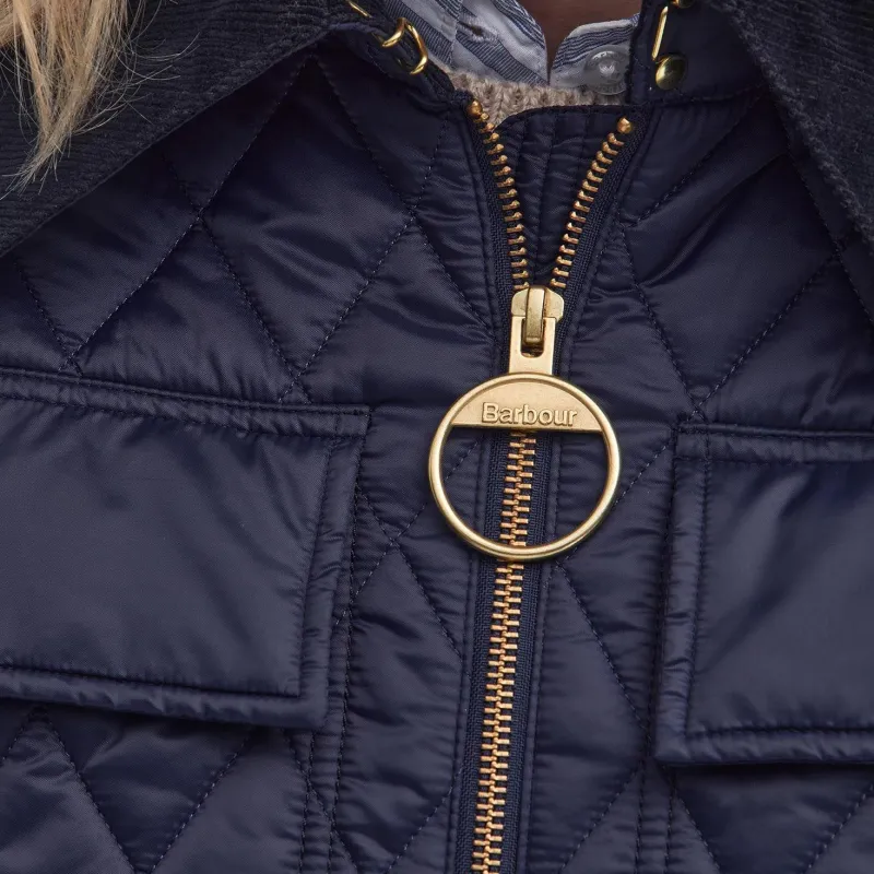 BARBOUR FW24 Puffer Jacket Women's Marine Blue-5