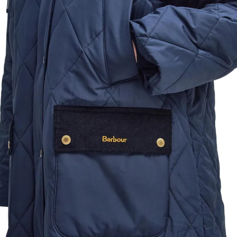 BARBOUR Puffer Jacket Women's Marine Blue-8