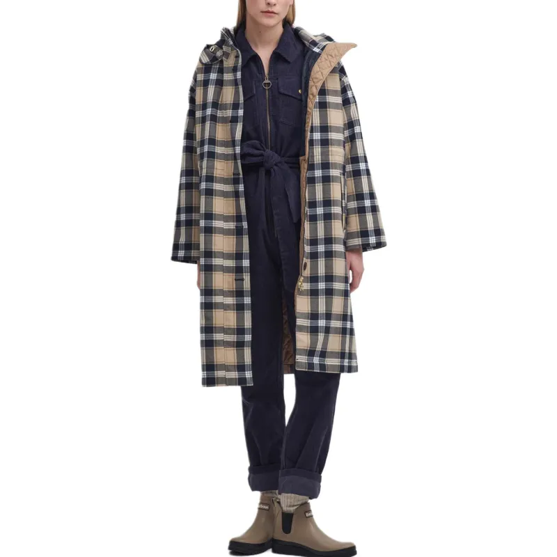 BARBOUR FW24 Jackets Coats Women's Beige Blue-1