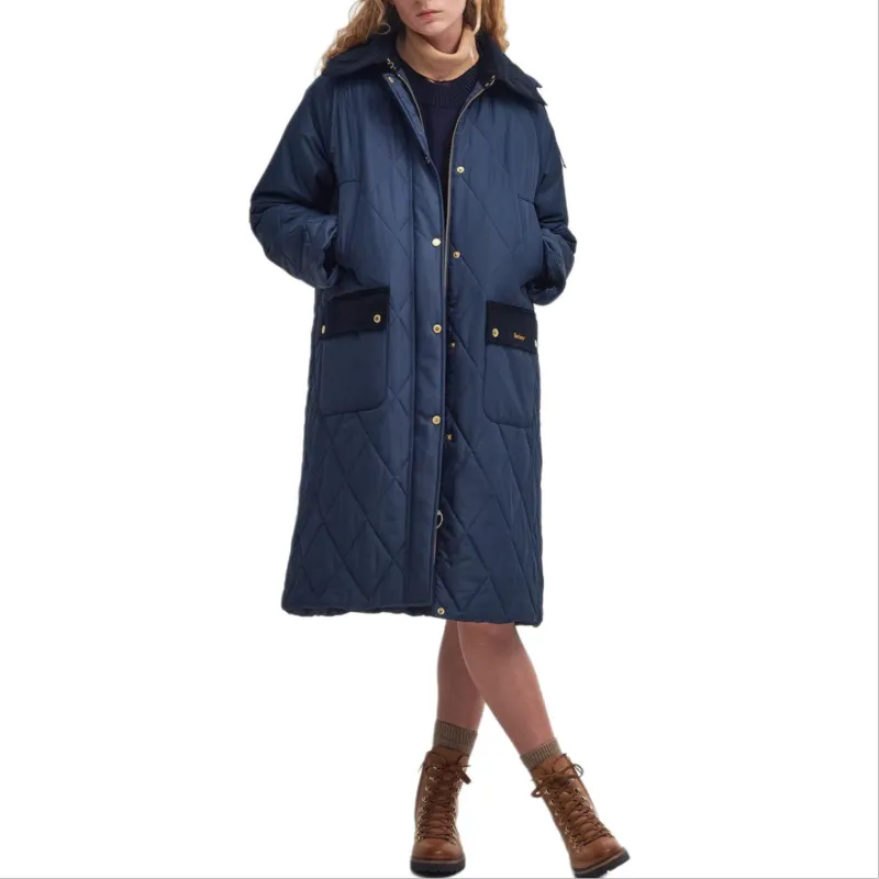 BARBOUR Puffer Jacket Women's Marine Blue-1