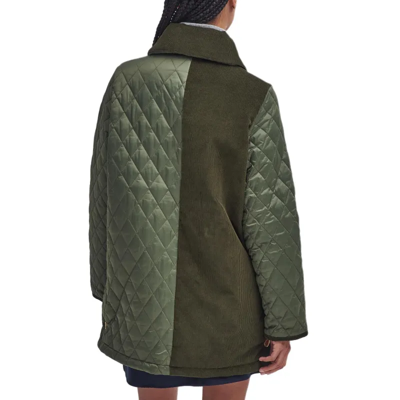 BARBOUR FW24 Puffer Jacket Women's Olive-5