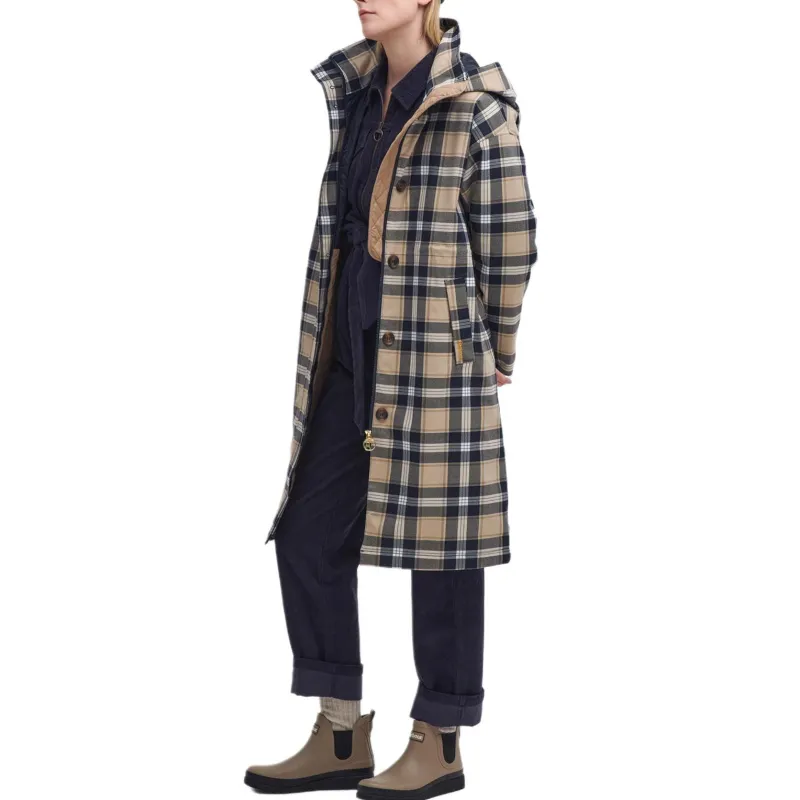 BARBOUR FW24 Jackets Coats Women's Beige Blue-4