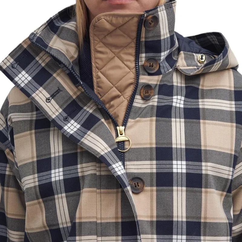 BARBOUR FW24 Jackets Coats Women's Beige Blue-7