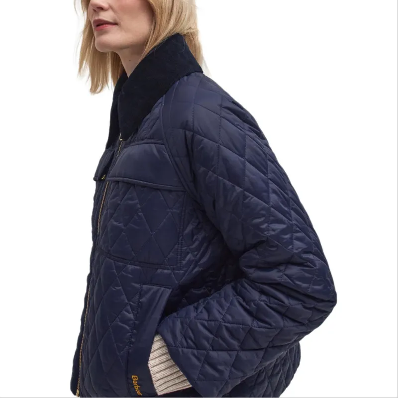BARBOUR FW24 Puffer Jacket Women's Marine Blue-9