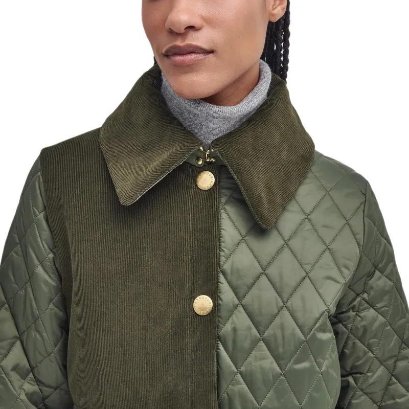 BARBOUR FW24 Puffer Jacket Women's Olive-11