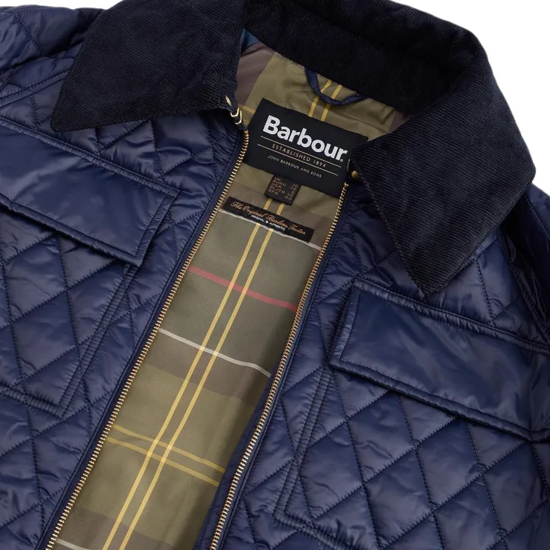 BARBOUR FW24 Puffer Jacket Women's Marine Blue-6