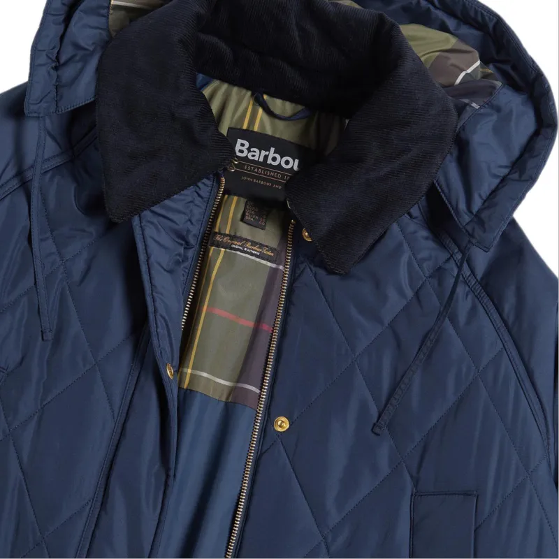 BARBOUR Puffer Jacket Women's Marine Blue-6