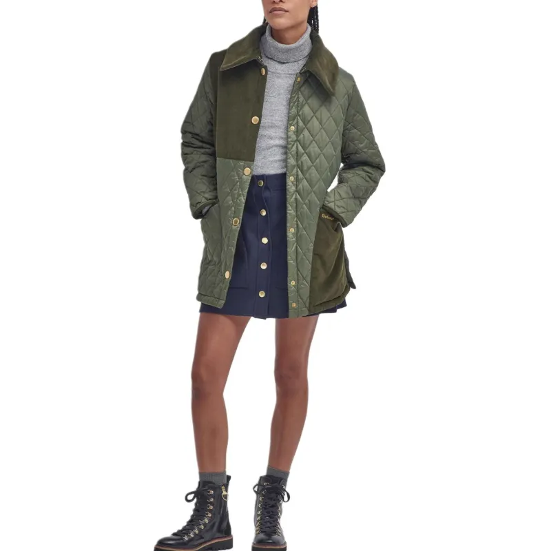 BARBOUR FW24 Puffer Jacket Women's Olive-3