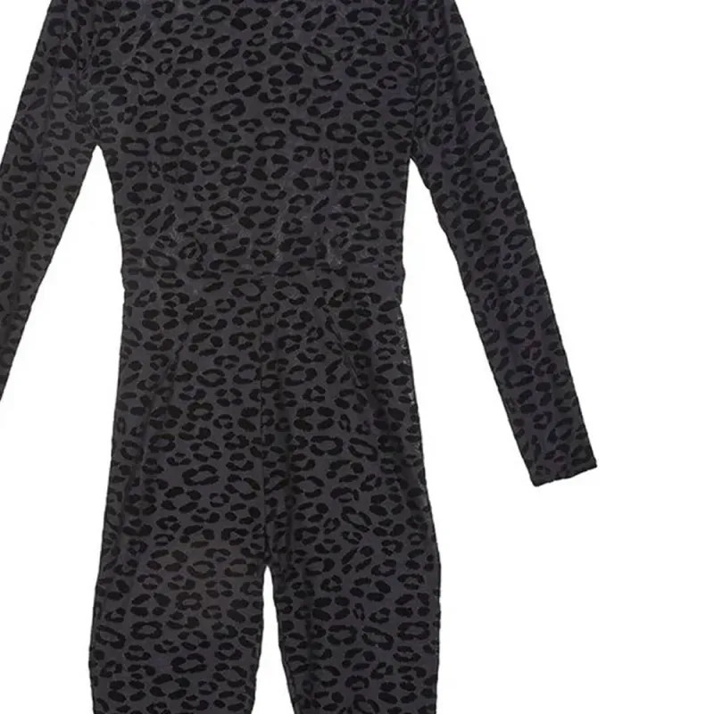 Fleur Du Mal Flocked Leopard-print Catsuit-1
