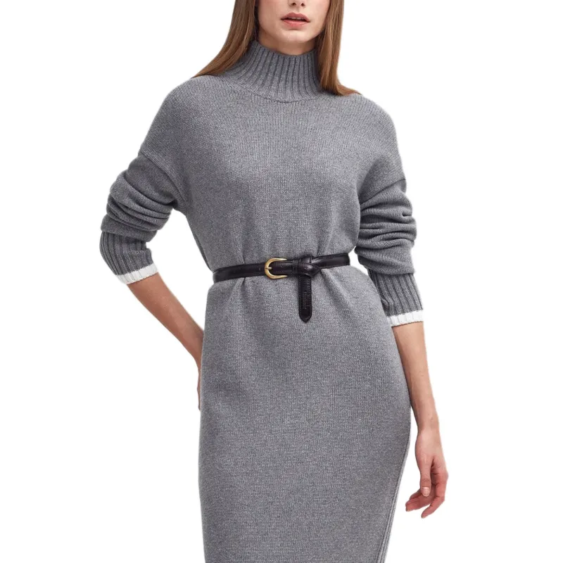 BARBOUR FW24 Long-Sleeved Dresses Women's Gray-5