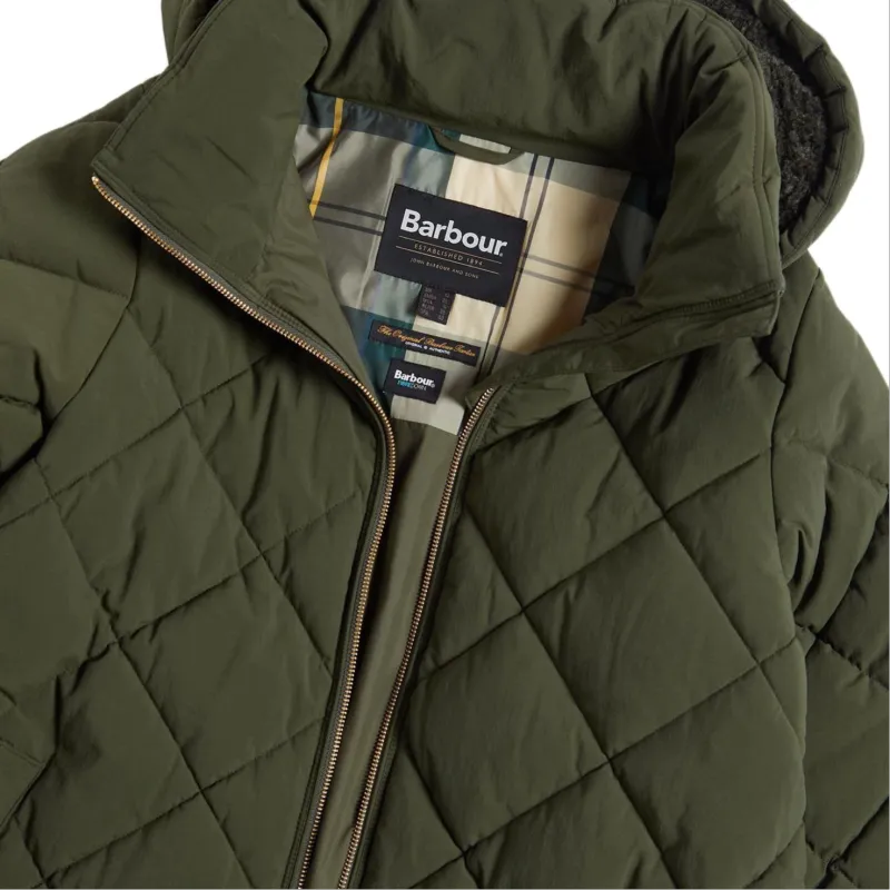 BARBOUR FW24 Puffer Jacket Women's Green-4