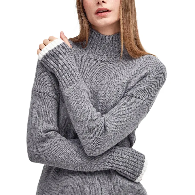 BARBOUR FW24 Long-Sleeved Dresses Women's Gray-6