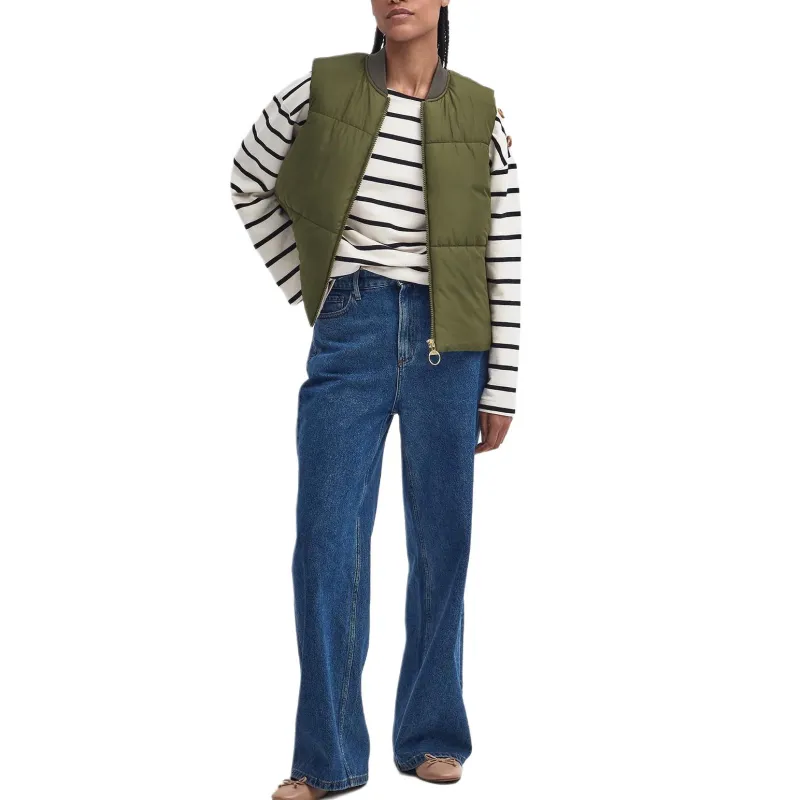 BARBOUR FW24 Puffer Jacket Women's Green-3