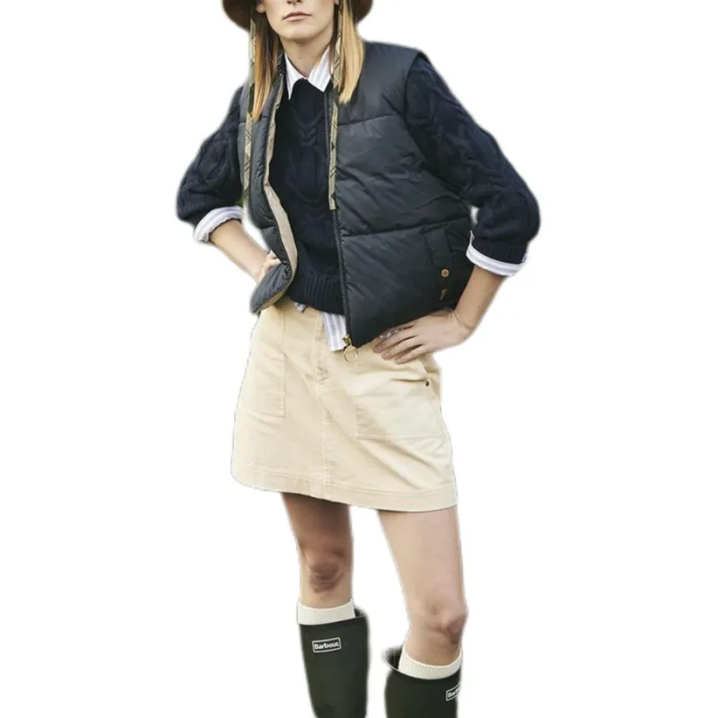 BARBOUR Vest Women's Marine Blue-4