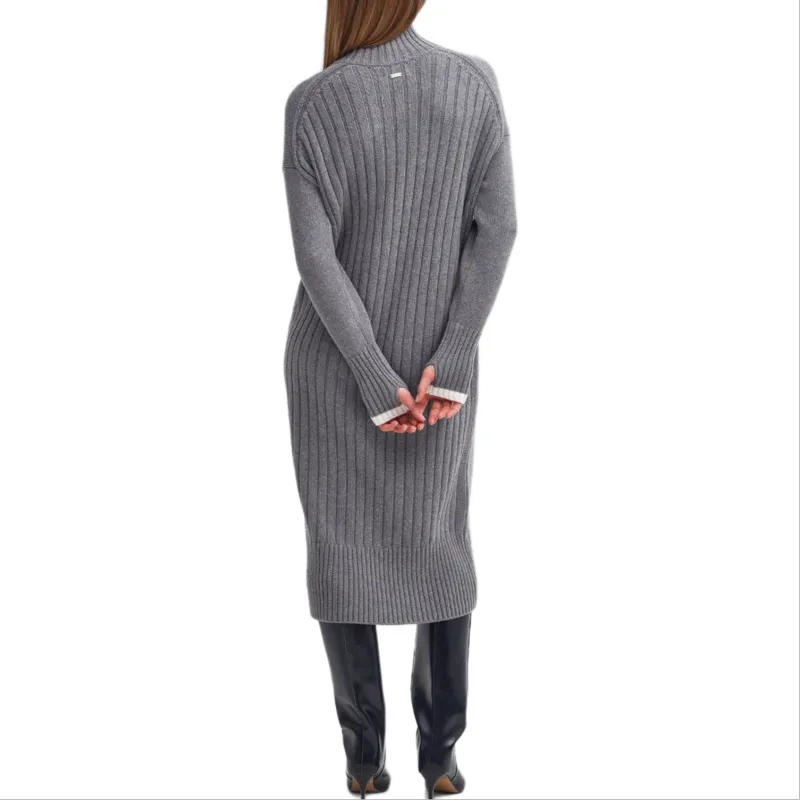 BARBOUR FW24 Long-Sleeved Dresses Women's Gray-4