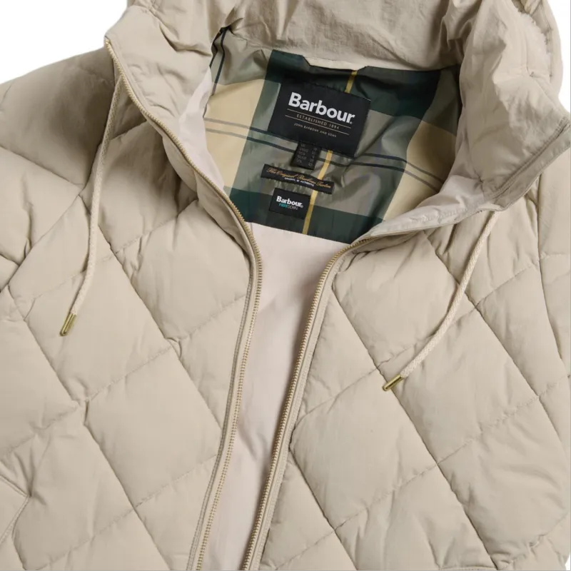 BARBOUR FW24 Puffer Jacket Women's Beige-4