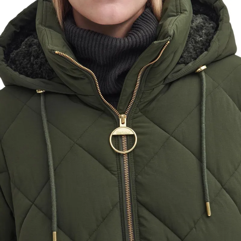 BARBOUR FW24 Puffer Jacket Women's Green-5