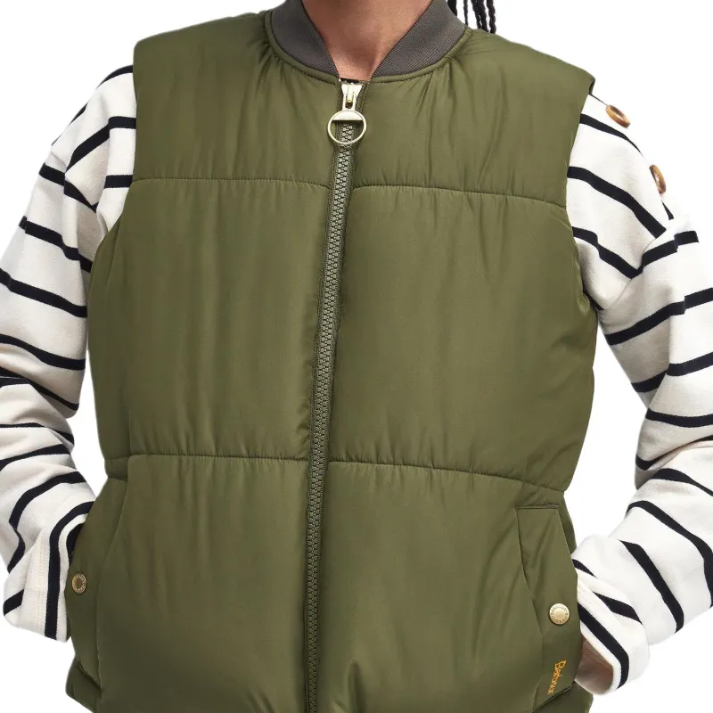 BARBOUR FW24 Puffer Jacket Women's Green-2
