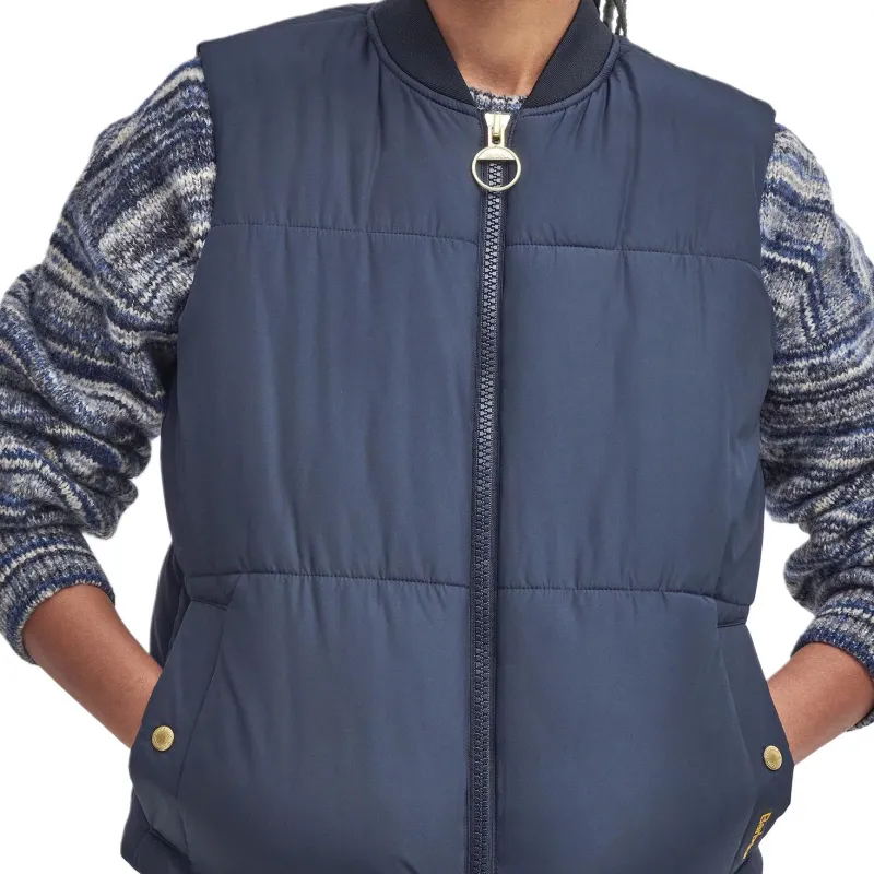 BARBOUR Vest Women's Marine Blue-5