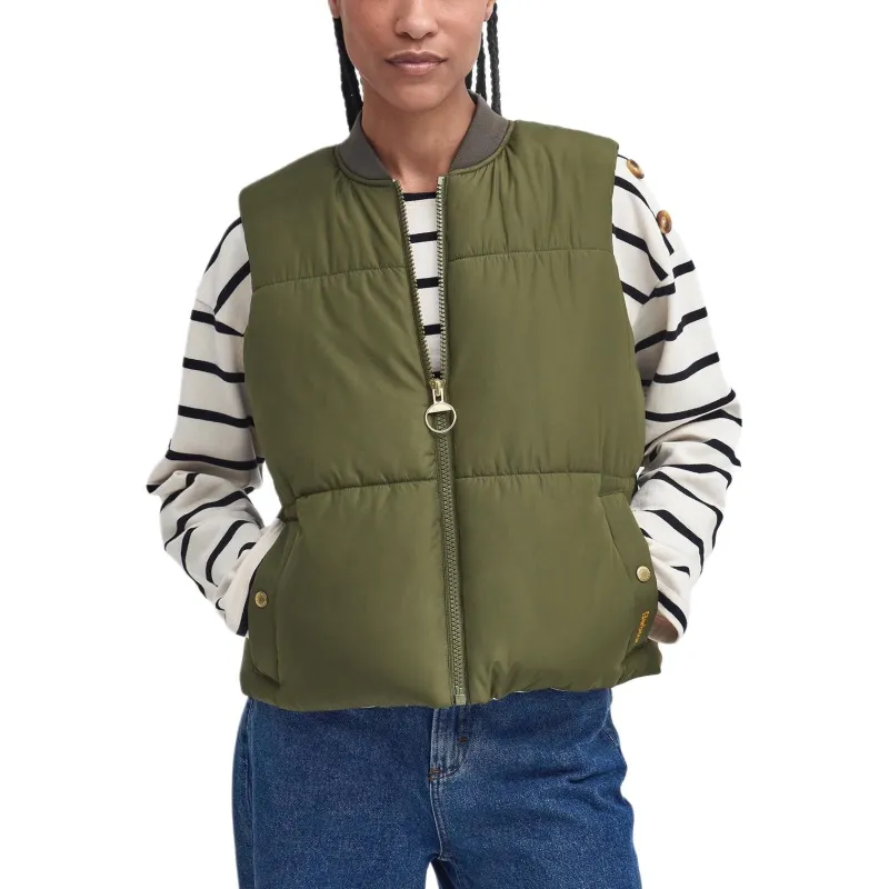 BARBOUR FW24 Puffer Jacket Women's Green-1